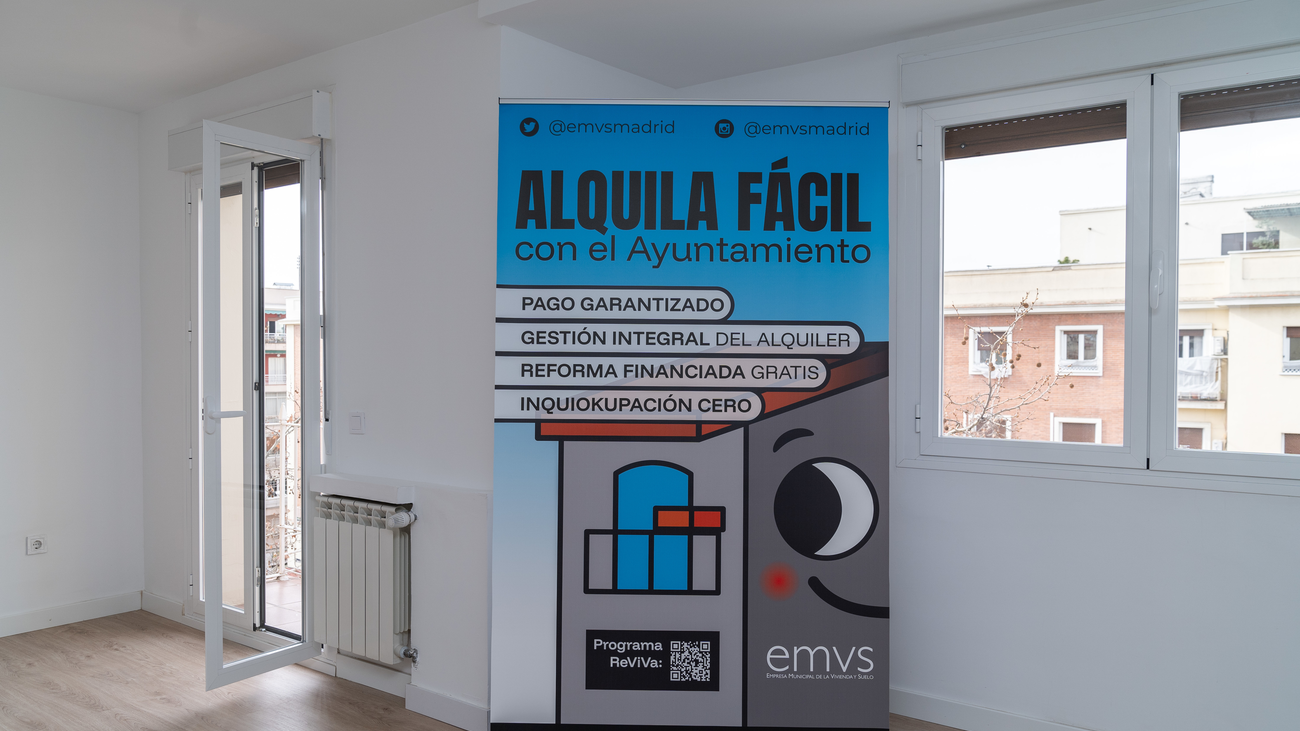 Madrid capital rehabilita y pone en el mercado de alquiler 14 pisos