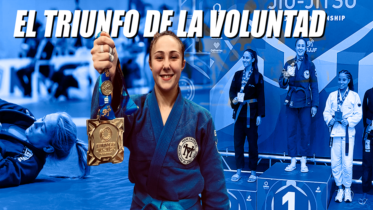 Ana Gervás, campeona de Europa de jiu jitsu en tiempo récord