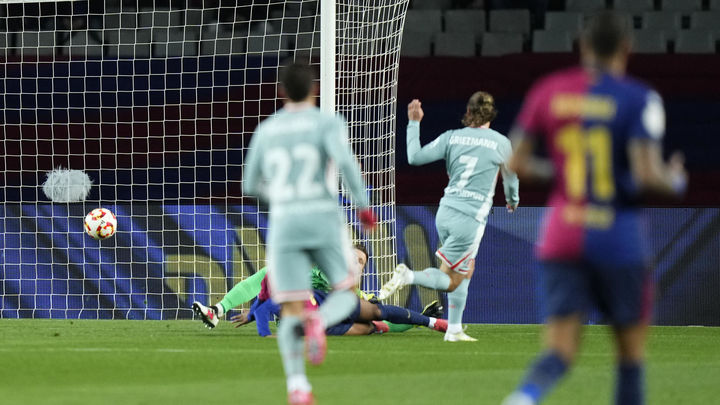 Griezmann marca al Barça / EFE