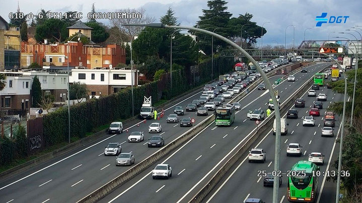 Carril Bus VAO de la A-6 / DGT
