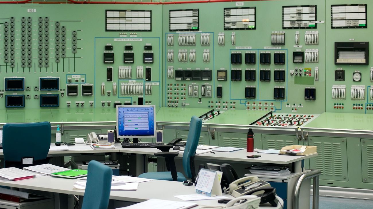 Sala de control de la central nuclear de Santa María de Garoña, imagen de  noviembre de 2023
