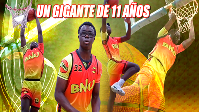 Archange Railey-Lemovou, el fenómeno de 11 años de edad y 1,96