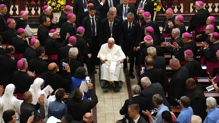 En la Basílica de Notre Dame de Quebec / EUROPA PRESS
