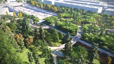 Así será el nuevo Parque Ventas, la plataforma peatonal y arbolada que cubrirá la M-30 en 2027