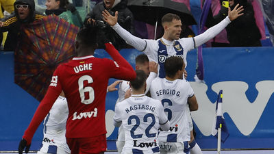 1-0. Un chilena de Diego García en el minuto 92 decanta el derbi del sur para el Leganés