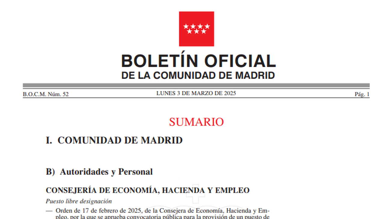 El BOCM borrará los datos personales de los madrileños que lo reclamen