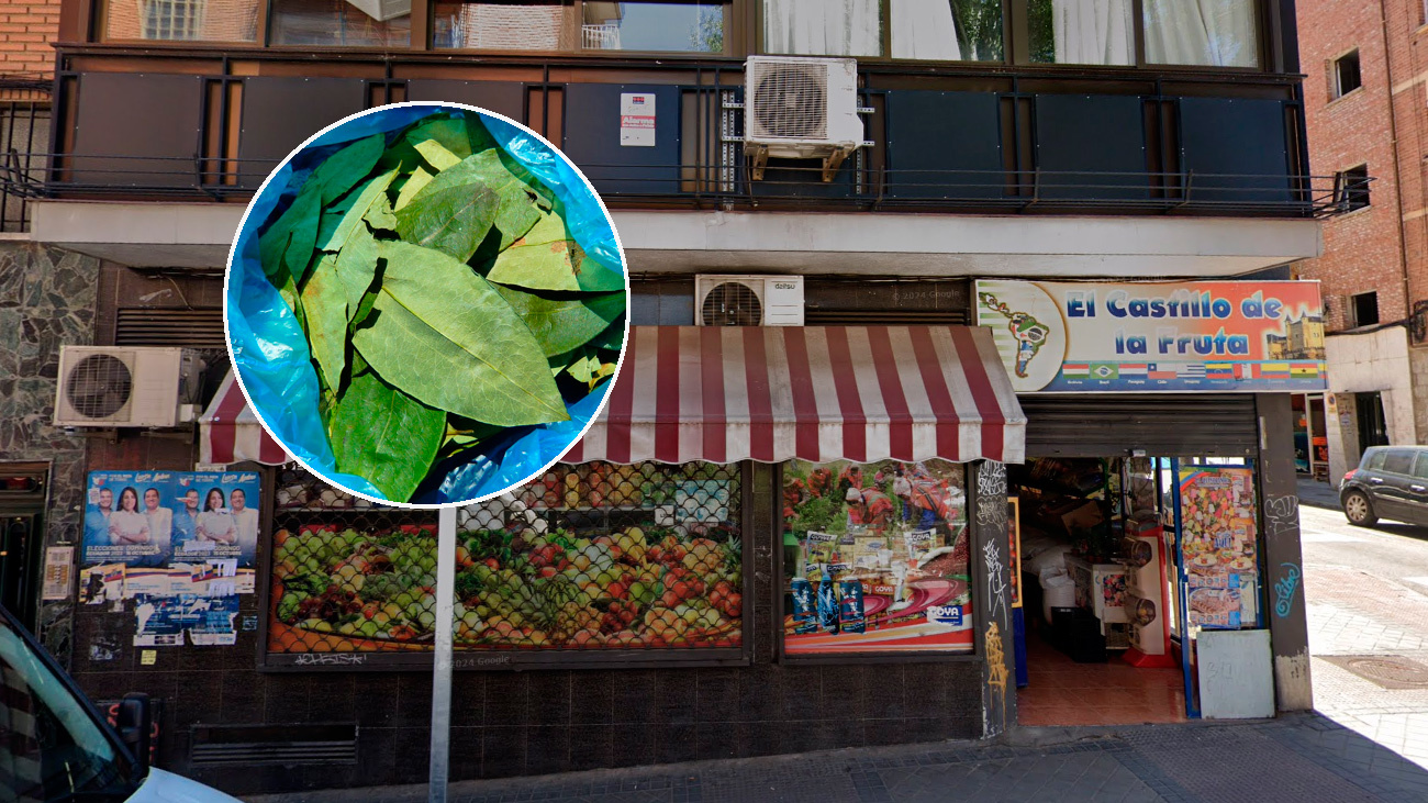 Frutería del distrito de Usera donde se vendían las hojas de coca