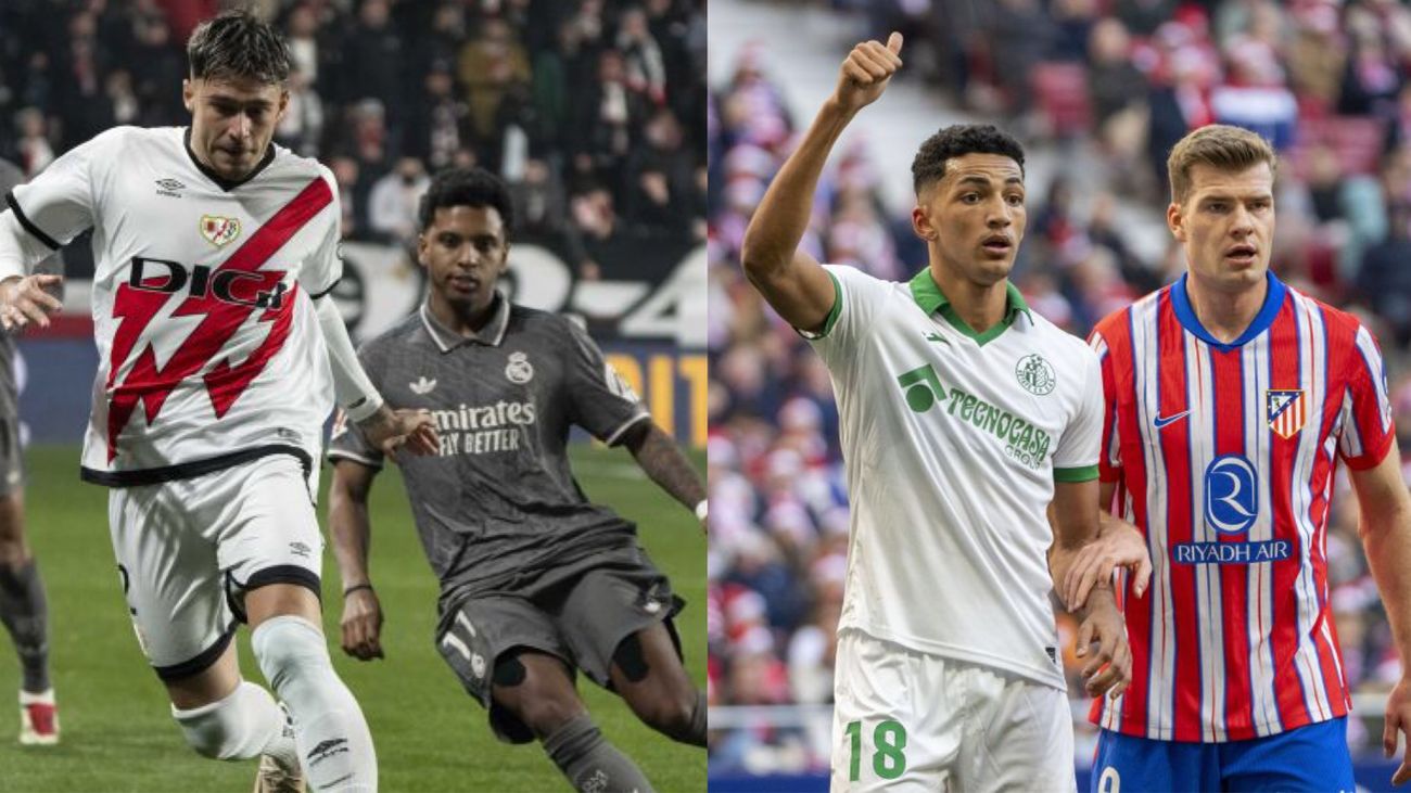 Rayo Vallecano-Real Madrid y Atlético de Madrid-Getafe