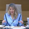 Yolanda Díaz denuncia los salarios 'low cost' de España y ATA pone el foco en la destrucción de empleo