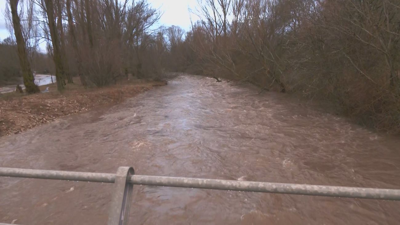 Las intensas lluvias provocan inundaciones en la Sierra de Guadarrama