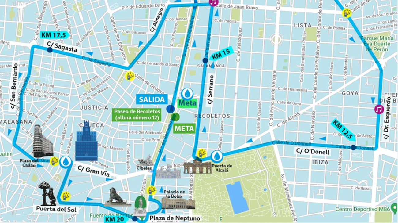El Madrid Medio Maratón estrena este año un recorrido "más monumental y céntrico"