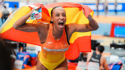 Ana Peleteiro, tricampeona de Europa de triple salto