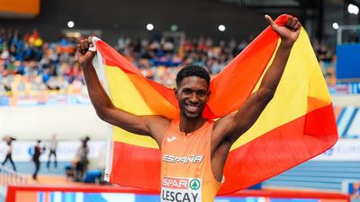 Lester Lescay, medalla de bronce en salto de longitud