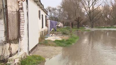 Desalojado por inundación el poblado de Las Sabinas, en Móstoles