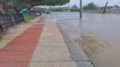 Inundaciones en Soto del Real tras desbordarse el arroyo de Chozas