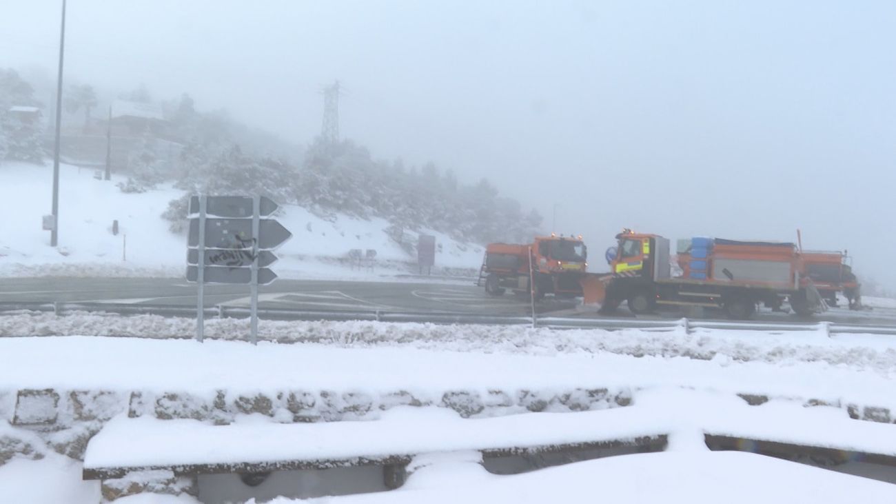 Dos carreteras siguen cortadas en Madrid y el deshielo de Navacerrada amenaza con nuevas crecidas del río Guadarrama