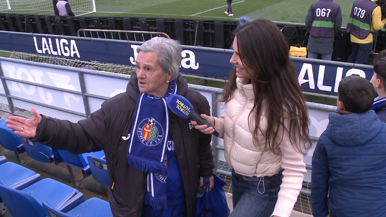 Encarna, la 'abuela del Getafe'