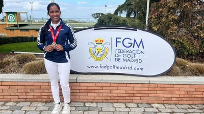 Sofía Kusum, campeona de Madrid universitaria de golf