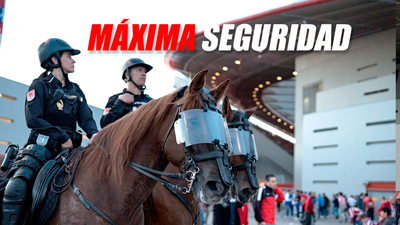 El Metropolitano se blinda para el derbi madrileño