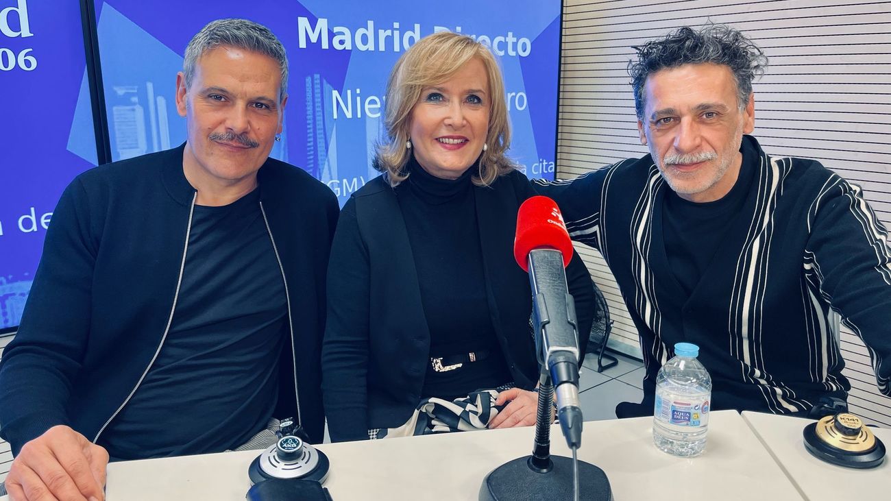 Nacho Fresneda, Nieves Herrero y Roberto Enríquez