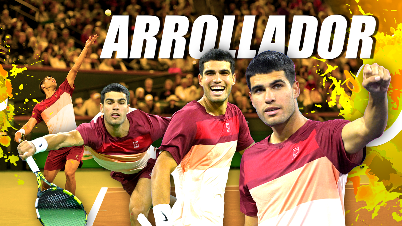 Alcaraz, un ciclón sobre Dimitrov