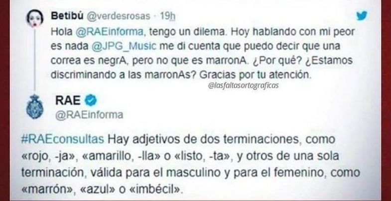 Tuit de la RAE / RAE