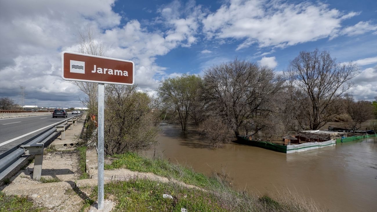 Vigilan la crecida del río Jarama ante la llegada de la borrasca Konrad