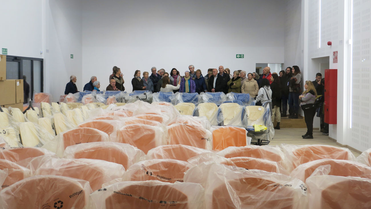 El nuevo salón de actos del Centro Cívico de Las Margaritas de Getafe