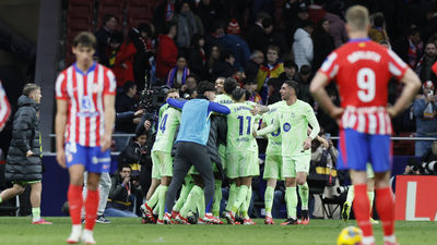 2-4. El Barcelona castiga en el descuento a un Atlético que tuvo dos goles de ventaja