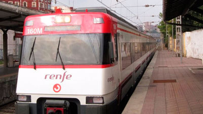 Descarrila un tren de Cercanías a la salida de la estación de Guadalajara destino Madrid