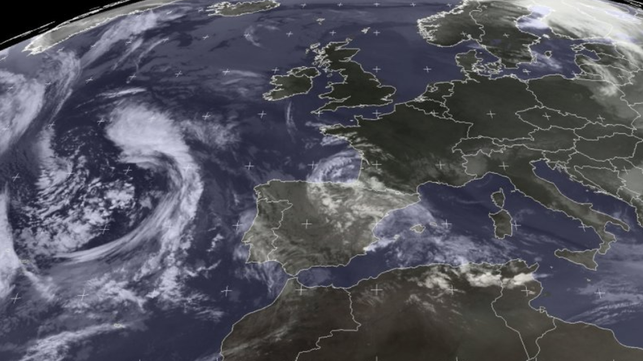 Imagen del Meteosat del 25 de marzo