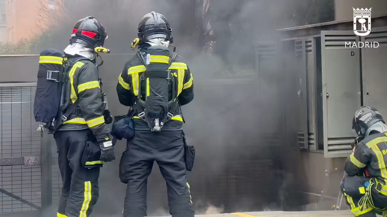Otro incendio en un transformador en Madrid en menos de 24 horas, esta vez en Las Tablas
