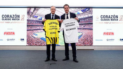 Las leyendas de Real Madrid y Dortmund se enfrentarán en el Corazon Classic Match