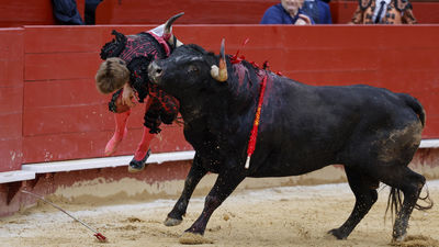 Brutal cogida al torero Borja Jiménez en Valencia