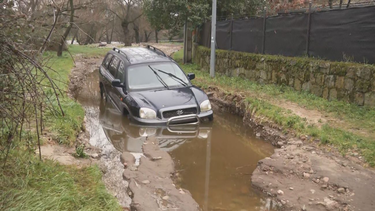 La crecida del Guadarrama sigue afectando a los vecinos de Galapagar