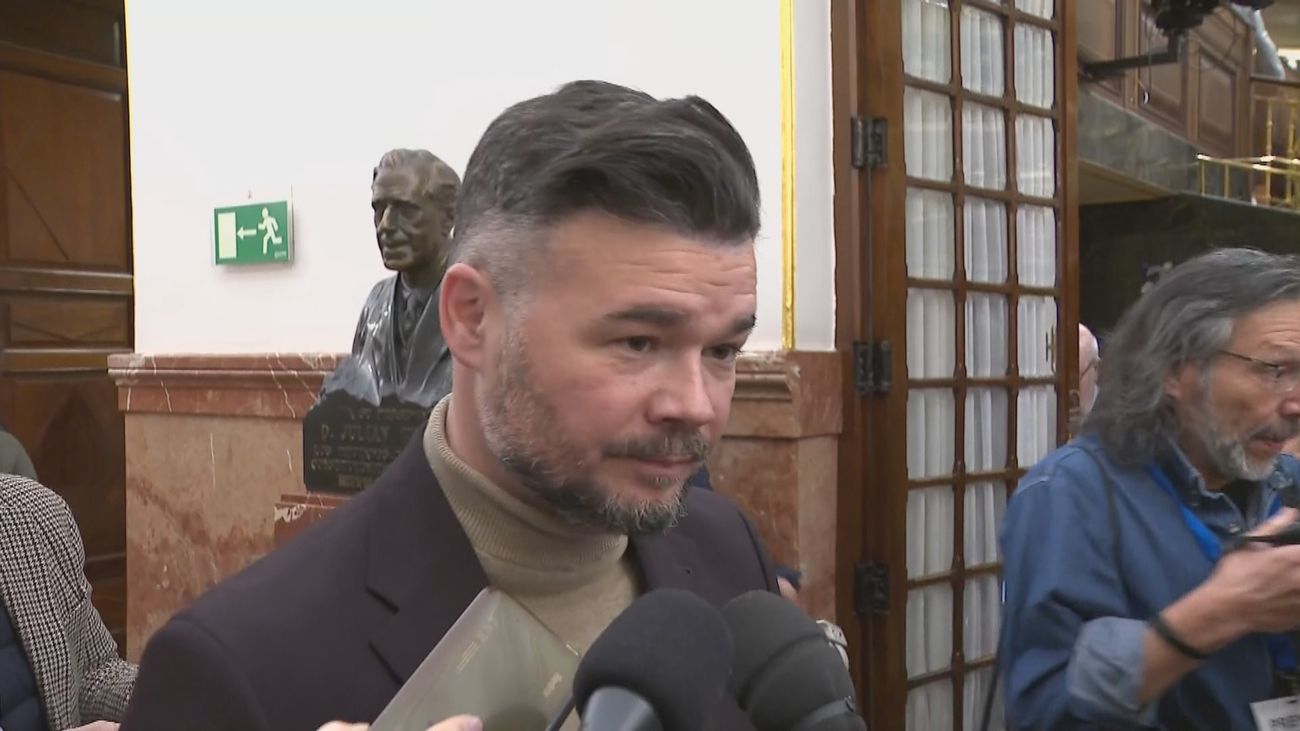 Rufián cree que el Gobierno no se atreverá a llevar los Presupuestos al Congreso porque "palma"