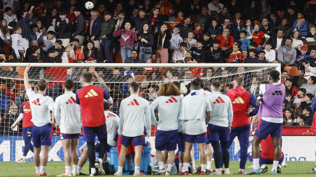 Pasión por la Selección española en Valencia