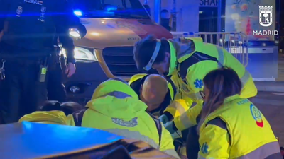 Un motorista de 60 años en estado grave tras sufrir un accidente en la calle Princesa