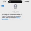 'Lluvia' de falsos SMS de la Aemet a costa de las borrascas: es una estafa