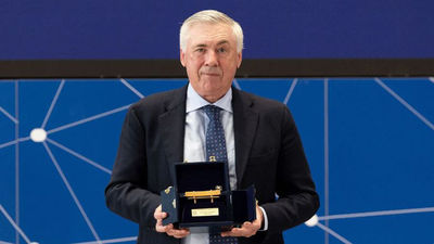 Ancelotti, premio 'Banquillo de Oro' especial de la Federación Italiana de Fútbol