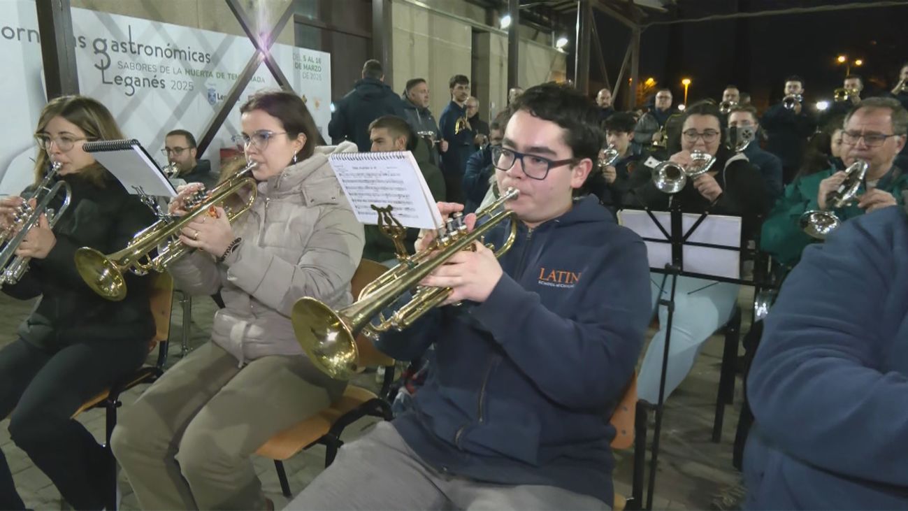 La Banda del Santísimo Cristo de las Tres Caídas se prepara para la Semana Santa en Madrid