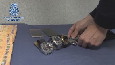 Cae una banda de robo de relojes de lujo: hay 6 detenidos, 3 pillados in fraganti