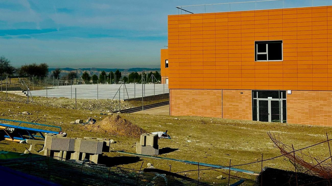 Obras del nuevo IES de Arganda del Rey