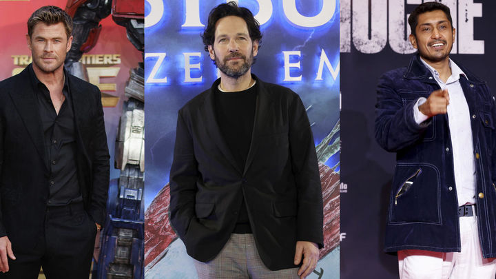 Chris Hemsworth, Paul Rudd y Tenoch Huerta / EUROPA PRESS