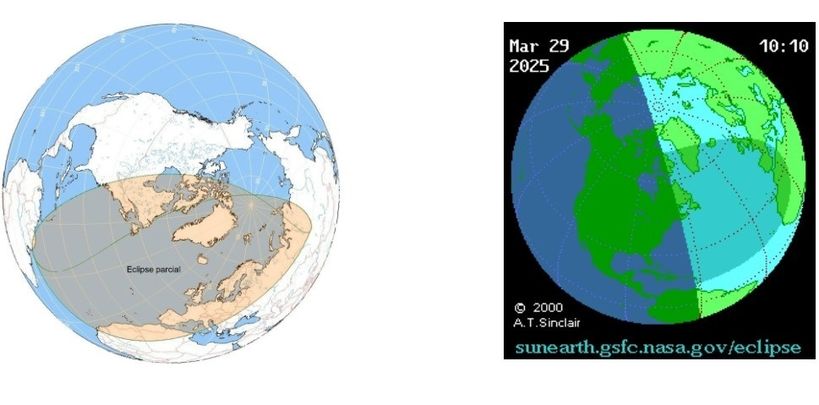 Eclipse de Sol del 29 de marzo de 2025 / OBSERVATORIO ASTRONÓMICO NACIONAL