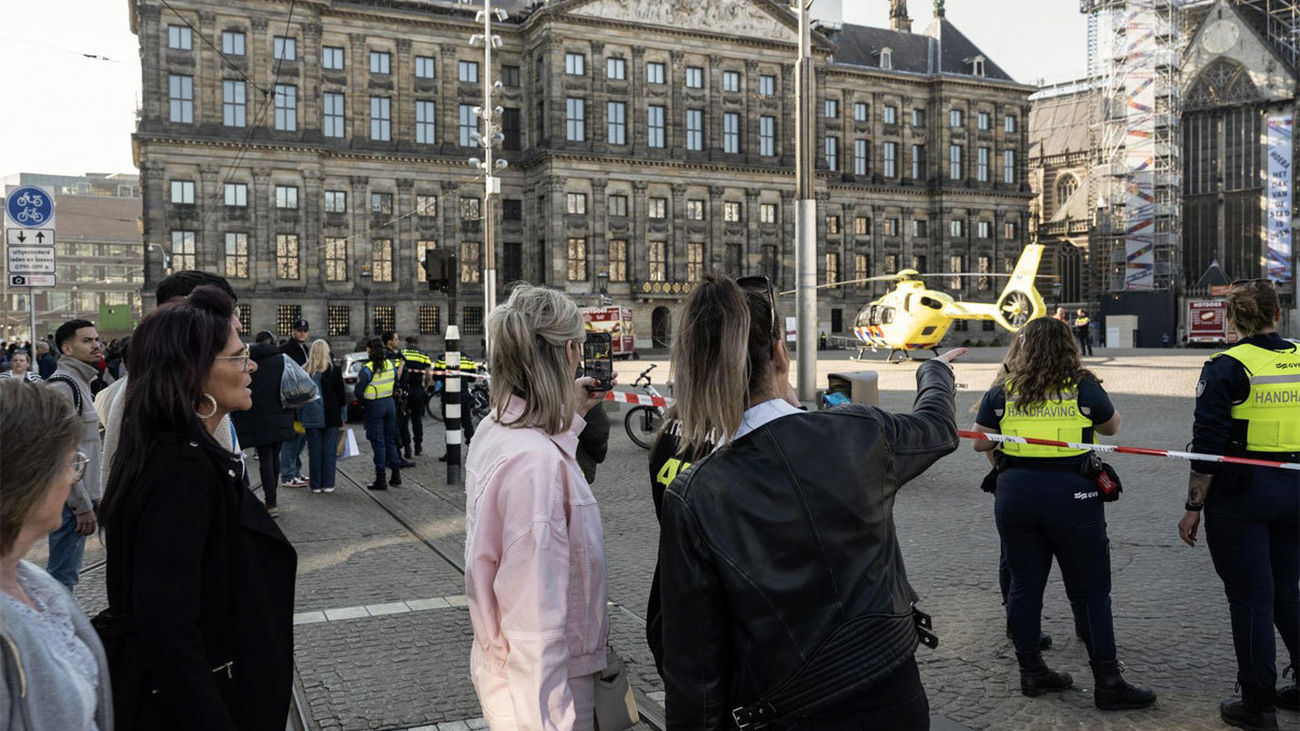 Un apuñalamiento en Ámsterdam deja cinco heridos, además del sospechoso detenido