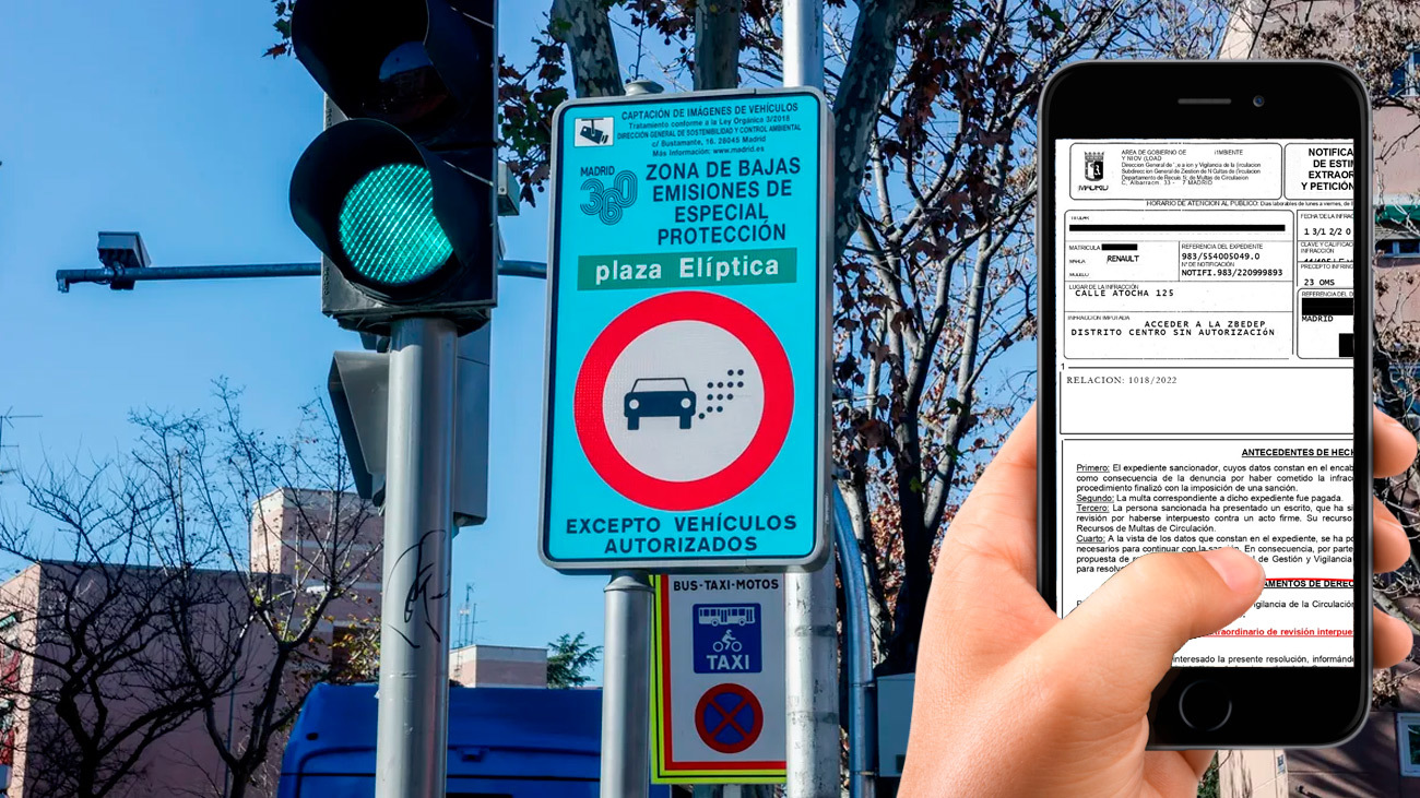 Sistema de alertas de multas de tráfico del Ayuntamiento de Madrid
