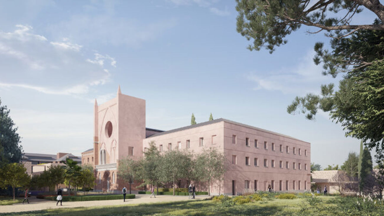 Proyecto de reconstrucción del Noviciado de las damas apostólicas, en Chamartín