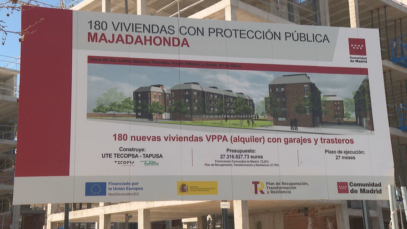 Majadahonda tendrá 180 nuevas viviendas protegidas de alquiler para vulnerables