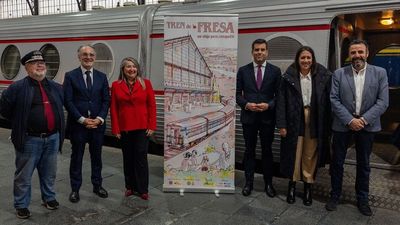 El Tren de la Fresa de Aranjuez estrena temporada tras el paso de las borrascas